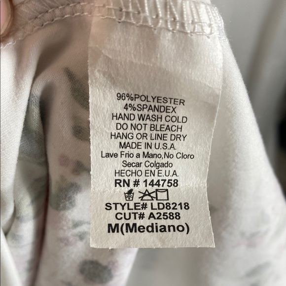 Floral Dress with Keyhole Neckline - Picture 5 of 6